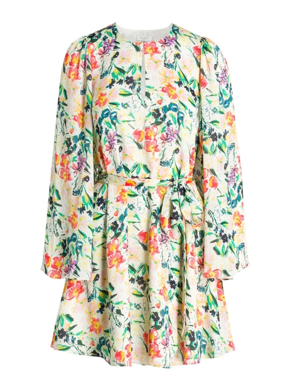 TED BAKER SKETCHY MAGNOLIA MINI DRESS